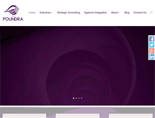 Tablet Screenshot of poundra.com
